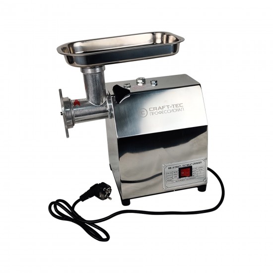 Masina de tocat carne electrica profesionala Craft Tec MX709 MK-8,1000W,100 Kg/h,11.5 Kg constructie inox