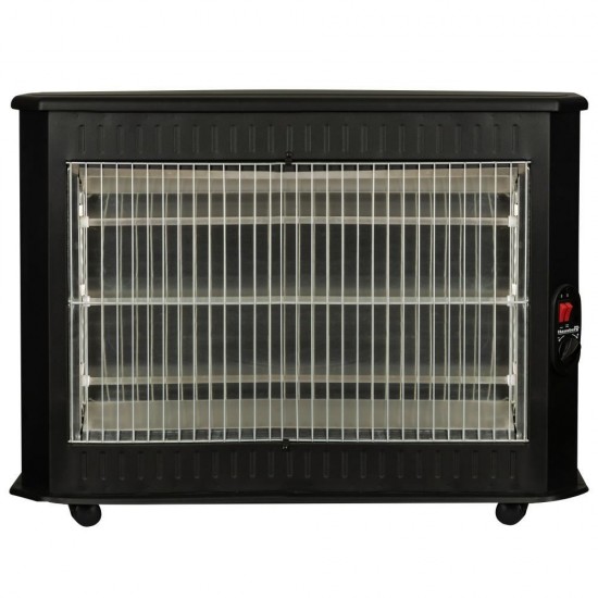 Radiator quartz Hausberg HB-8850, 2000 W, 3 rezistente quartz, 3 trepte de putere