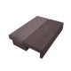 Canapea extensibila, Toms, tapiterie din stofa 190 X 90 Dark Brown