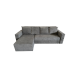 Coltar extensibil Toms, cu lada depozitare si brate, tapiterie stofa 265 X 160 Plush Grey