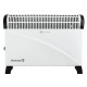 Convector electric HAUSBERG HB-8206, 3 trepte de putere 750/1250/2000W, termostat reglabil, protective supraincalzire, indicator luminos, Alb