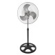 Ventilator cu picior ZILAN 3840,negru cu gri 3 in 1, Putere 55 W, 3 viteze, diametru 45 cm