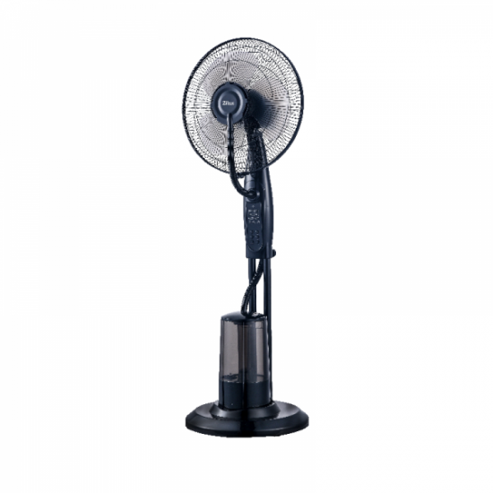 Ventilator cu pulverizare de apa Zilan ZLN-0966, Putere 75W, 3 trepte de viteza, cu functie de umidificare, Negru