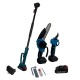 Set Foarfeca Gradina si Mini Drujba German Meister, 2 acumulatori 36V, 8Ah cu brat 2m telescopic, unghi taiere reglabil