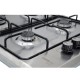 Plita incorporabila HAUSBERG HB-580IN, aprindere electrica, gaz, 4 arzatoare, sistem siguranta, Inox