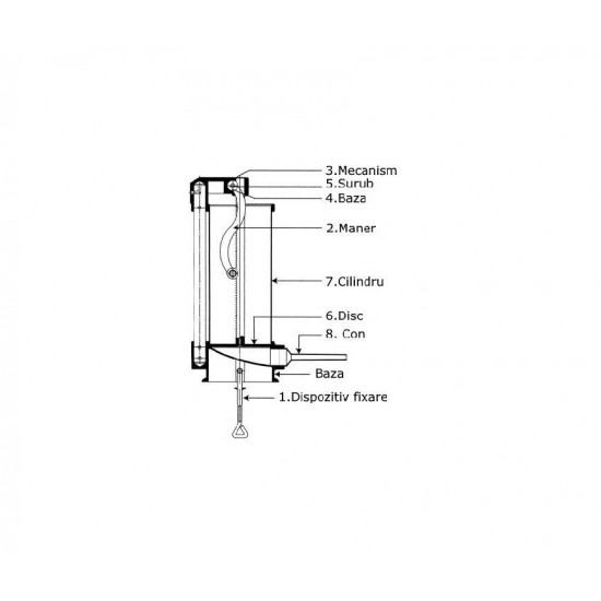 Aparat de Facut Carnati Elefant KY2010, 5 kg, metal/inox, Vertical 6 palnii