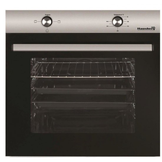 Pachet Incorporabil Cuptor electric Hausberg HB-8051IN, Clasa A, 76L, 2000W, Negru/Inox, Plita incorporabila HB-567NG, Gaz, 4 arzatoare, fonta, Sticla, Hota incorporabila telescopica HB-1285IN, Putere de absorbtie 420 m3/h, 2 motoare, 60 cm, Alb