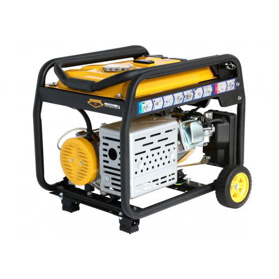 Generator curent monofazat, 230V, 5.5kW, benzină, conector ATS, multistart,Stager FD 6500ER Automatic