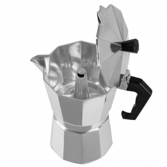 Cafetiera Ertone ERT-MN 451, Pentru 6 cesti, material aluminiu