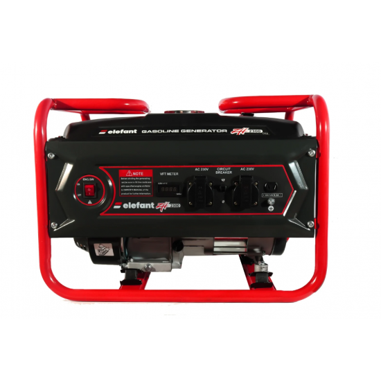 Generator pe benzina ZH2300 Elefant, iesire curent 2,3 kW , 6,5 CP, Siguranță de pornire, indicator de benzină