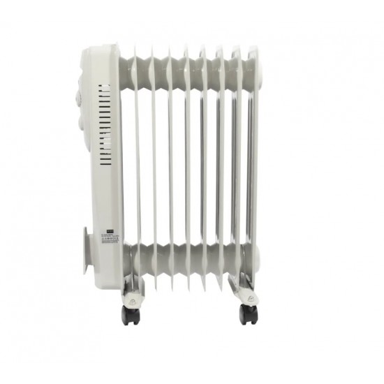 Calorifer electric cu ulei, 8 elementi , 3 trepte de putere 800/1200/2000 W, termostat