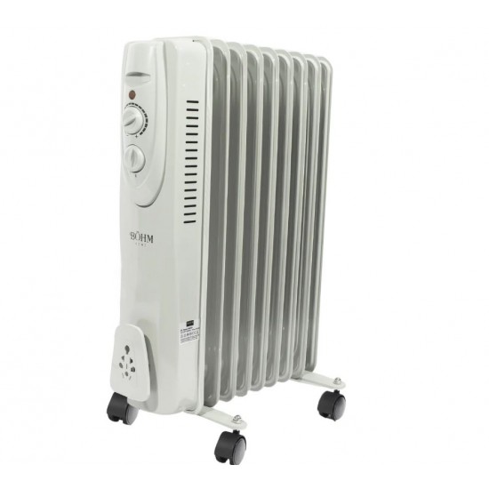 Calorifer electric cu ulei, 8 elementi , 3 trepte de putere 800/1200/2000 W, termostat