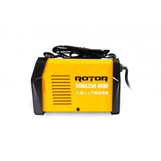 Aparat de sudura ROTOR MMA250-MINI , 20-250 A, 220-240 V, Ecran LCD