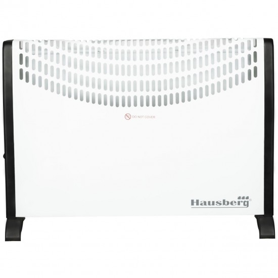 Convector electric podea/perete Hausberg , 2000 W, 3 nivele de putere, termostat reglabil