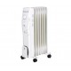 Calorifer electric Hausberg HB-8900AB, 1500 W, 7 elementi, 3 nivele de putere, termostat reglabil