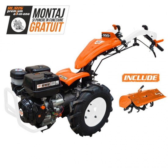 Motocultivator RURIS 977 S + Freza de sapat S 977 16 CP