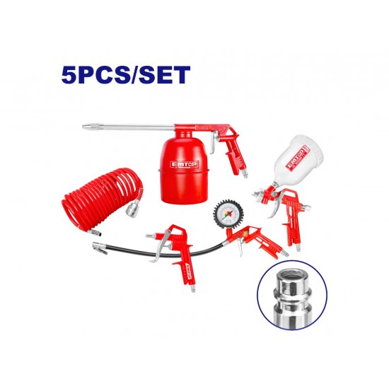 Set de 5 scule pneumatice