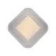 Lustra LED Analisa 48W, Cristal si Metal, Alb