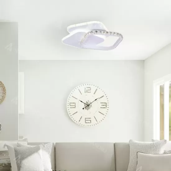 Lustra LED Anastasia, 17W, Lumina Rece/Calda/Neutra, Alb