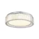 Lustra LED Cristal cu Telecomanda Angelina 80W Dimabila Argintiu