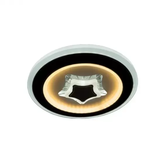 Lustra LED Zaliki 32W Alb Negru