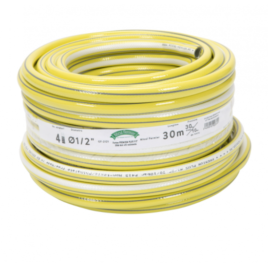 Furtun PREMIUM PLUS 1/2" 30m 4str cl5 rezistenta